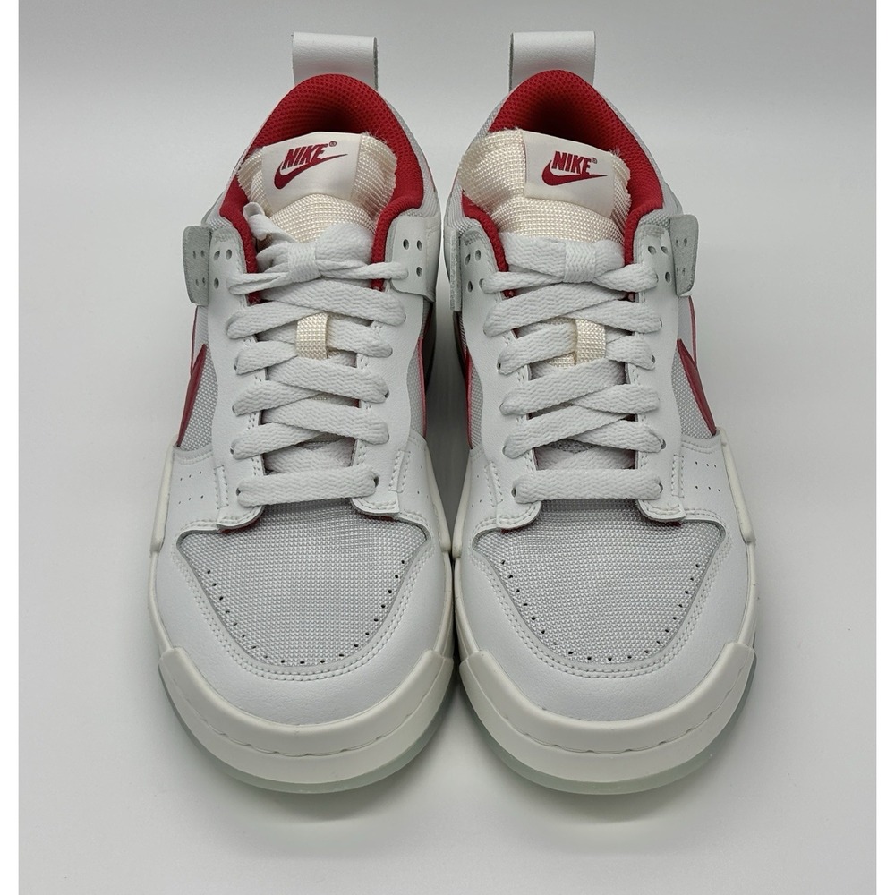 Nike Women's Dunk Low Disrupt White Gym Red Size 9.5 CK6654 101 - Picture 6 of 8